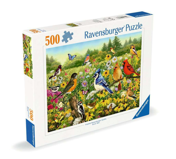 Puzzle - Vogelwiese - 500 Teile