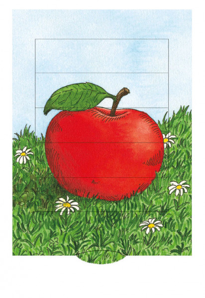 Lebende Karte Apfel