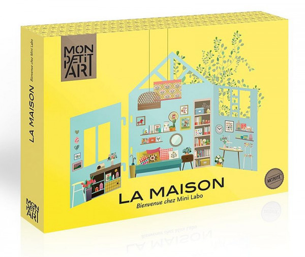 La Maison - Bastelset Puppenhaus aus Karton