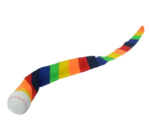 Regenbogenkomet - Wurfball mit Schweif