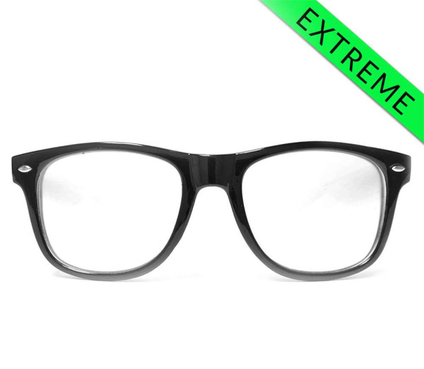 Spektralbrille - Ultimate Extreme Schwarz - GloFX