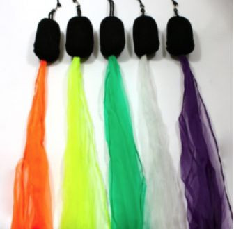 Scarf Poi mit Jongliertuch - weiss