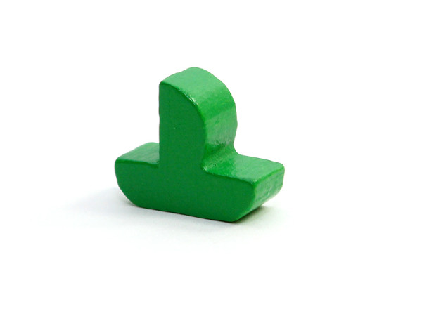 Segelschiff Spielfigur aus Holz Catan - Grün