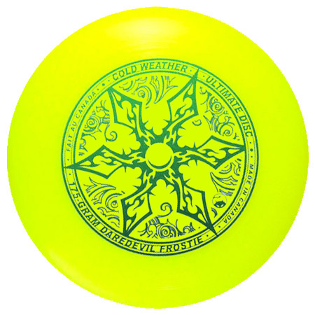 Ultimate Frisbee 175g Frostie Neon Yellow