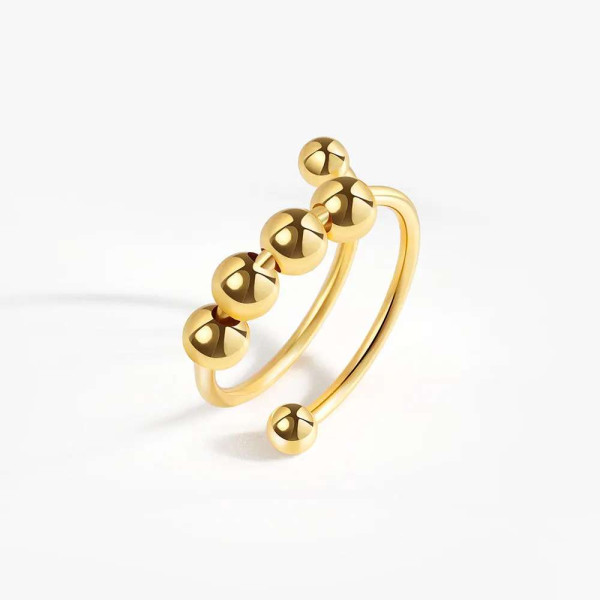 Anxiety Ring - goldfarben