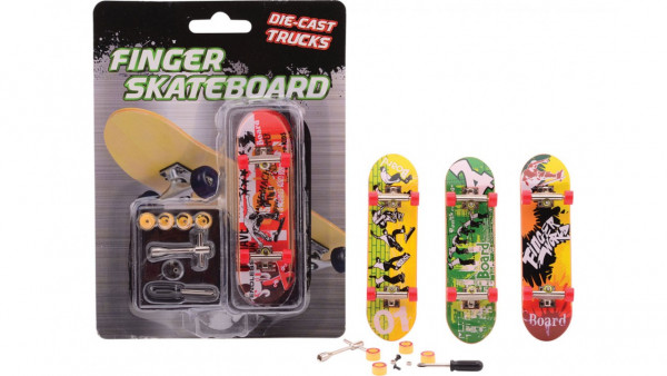 Fingerskateboard Set mit Werkzeug