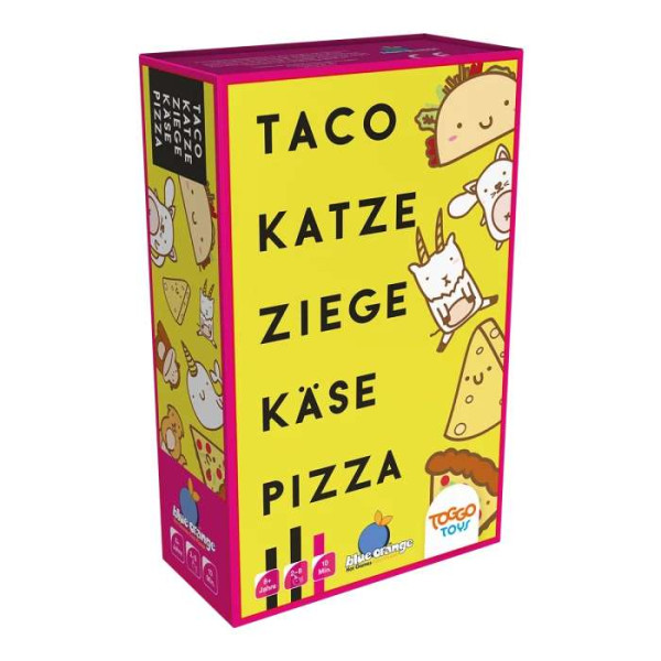 Taco Katze Ziege Käse Pizza - Kartenspiel