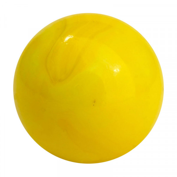 Glasmurmel 25mm - Gelber Opal