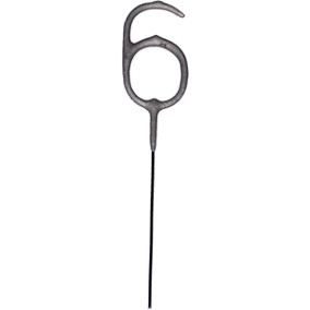 Zahlen Wunderkerze - Ziffer 6