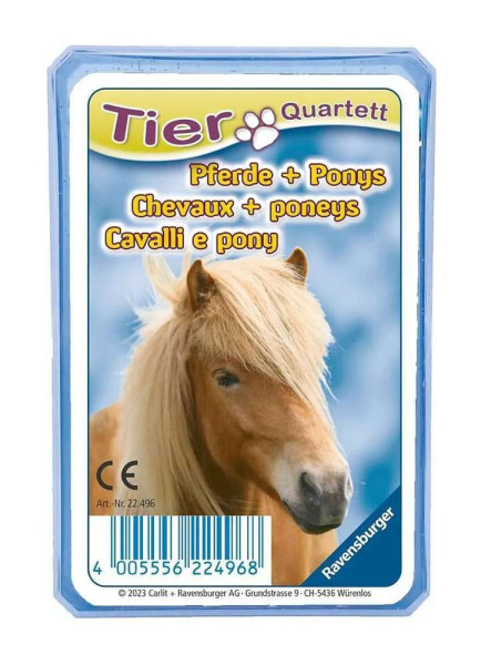 Tier Quartett - Pferde + Ponys