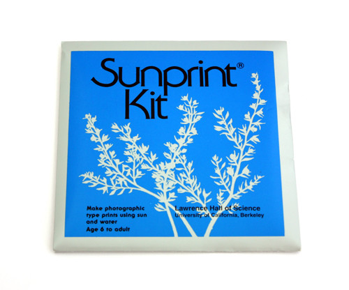 Sunprint Paper Kit - mit Sonne ein Bild belichten