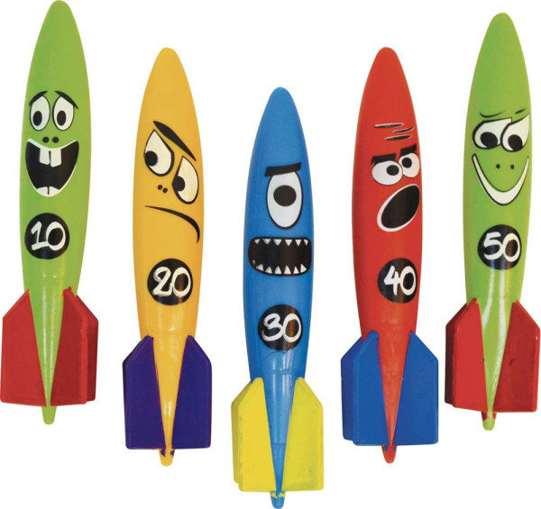 Tauch Torpedos - Rocket Divers - 5 Stück