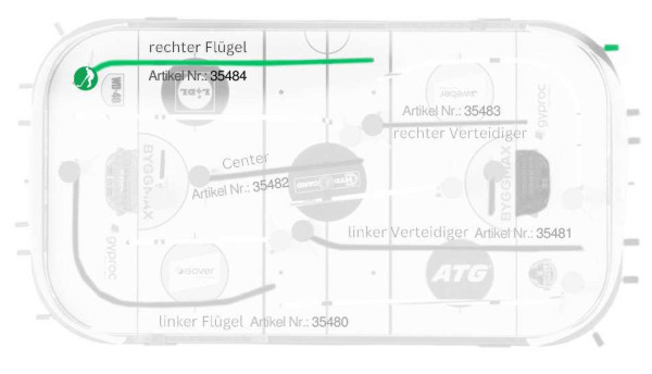 Zubehör Stiga Ersatzteil - Lenkung rechter Flügel