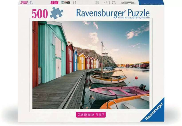 Puzzle - Bootshäuser in Smögen - 500 Teile
