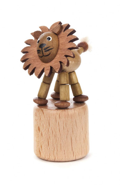 Wackeltier Löwe - aus Holz
