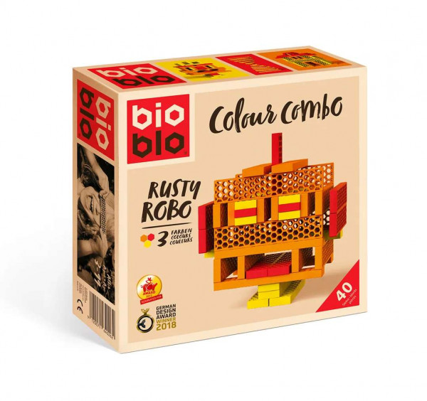 Bioblo - Colour Combo Rusty Robo, 40 Bausteine