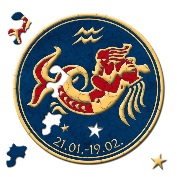 Curiosi Sternzeichen Puzzle - Wassermann