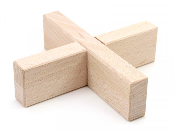 Löse das Kreuz - Holz
