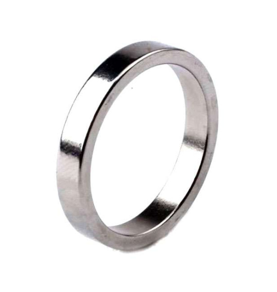 Zauberer Magnetring PK Ring - Silber Flat 20mm