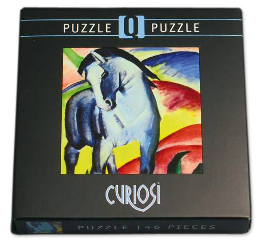 Curiosi Q Puzzle - Art Blaues Pferd