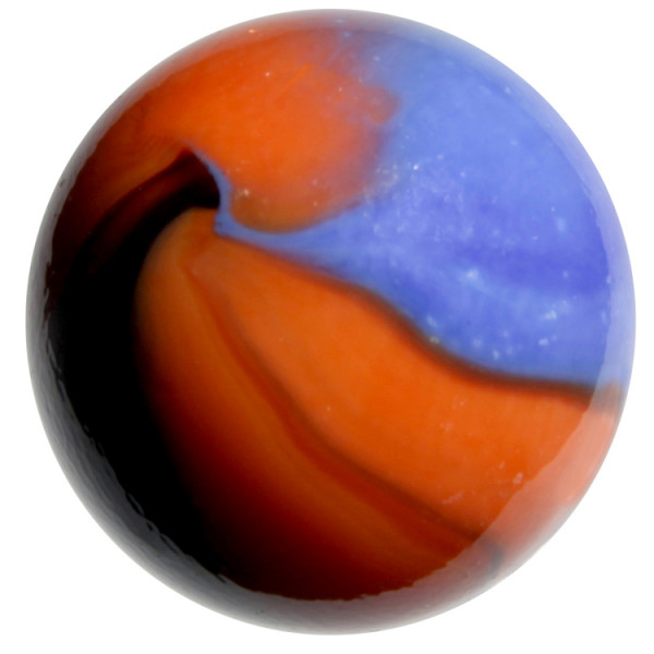 Glasmurmel 14-17mm - Clown Fish