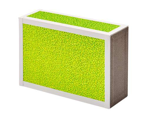 Cigarbox Glitter - gold - mit weissem Gewebeband