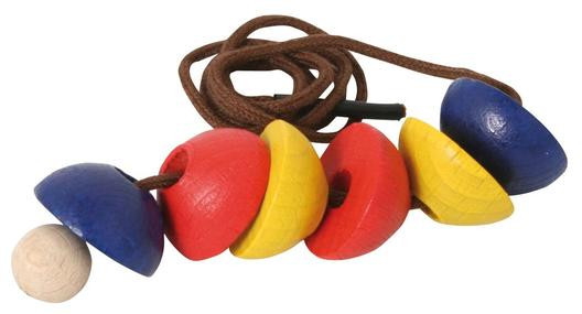 Geronimos Perlenband - Mini Holz Geduldspiel