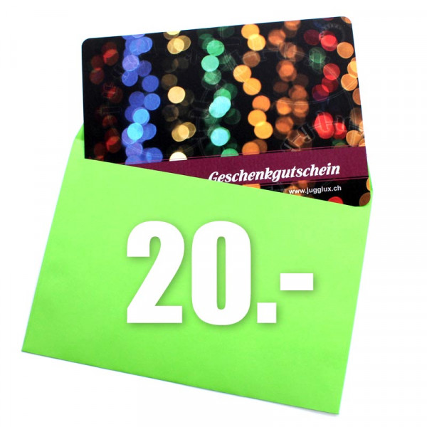 Jugglux Gutschein im Wert von 20.-