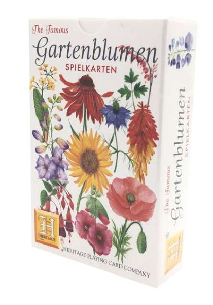 Heritage Spielkarten - Gartenblumen