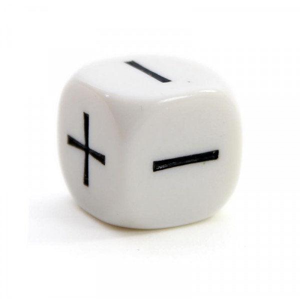 Mathematik Würfel mit mathematischen Funktionen Plus und Minus