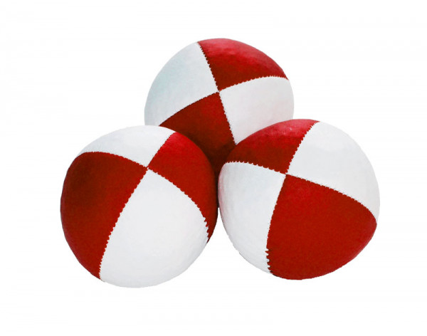 Outdoor Jonglierball Set - Weiss Rot