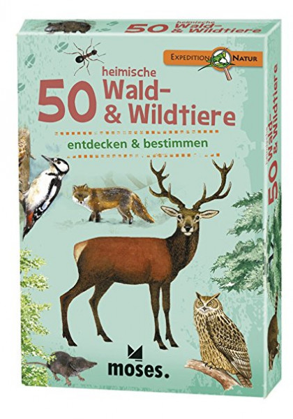 50 heimische Wald- und Wildtiere