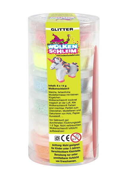 Wolkenschleim Glitzer Set