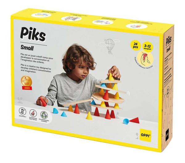 Piks Stapelspielzeug - small - Set mit 24 Teilen
