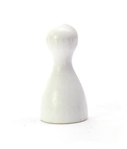 Spielfiguren Holz - Halmakegel - weiss - 24mm