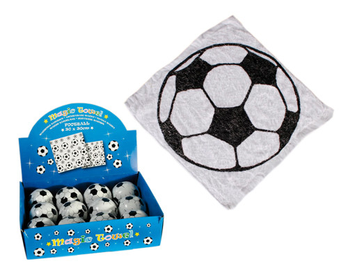 Magic Towel aus Baumwolle Fussball - 30cmx30cm