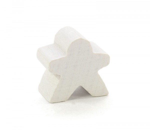 Spielfiguren Meeple klein - Weiss