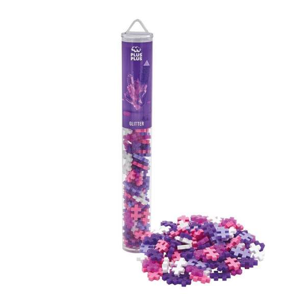 Plus Plus Tube - 100 Bausteine - Glitzer