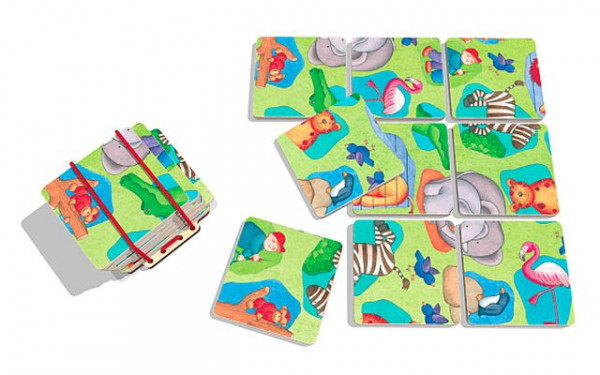 Pocketpuzzle Zoo - 9 Teile