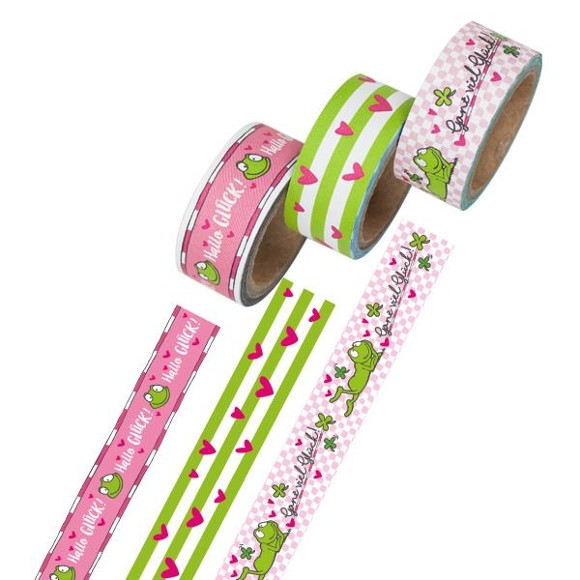 Washi-Tape - Set mit 3 Rollen