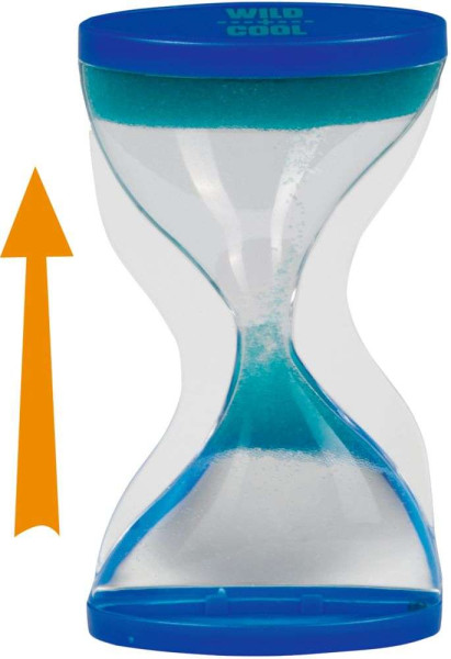 Anti-Schwerkraft Sanduhr - läuft nach oben