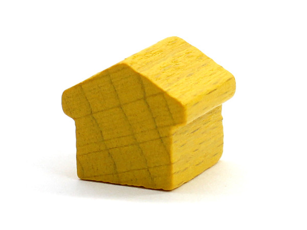 Spielfigur Monopoly Haus - Gelb