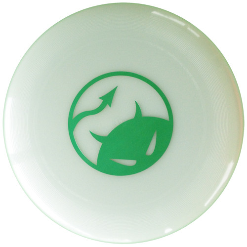 Ultimate Frisbee - Glow Logo Grün