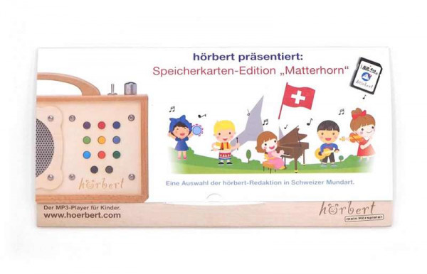 hörbert SD-Karte - Edition Matterhorn Schwizerdütsch