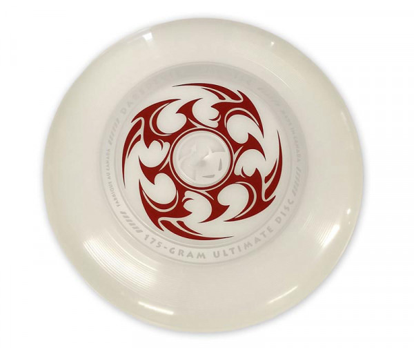 Ultimate Frisbee 175g - Star Glow - rot