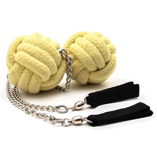 Feuerpoi Monkey Fist ca. 80mm - mit Fingerschlaufen