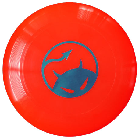 Ultimate Frisbee - Cherry Rot Logo Blau