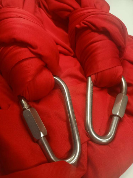 Aerial Yogatuch - Tuch für Aerial Yoga - rot