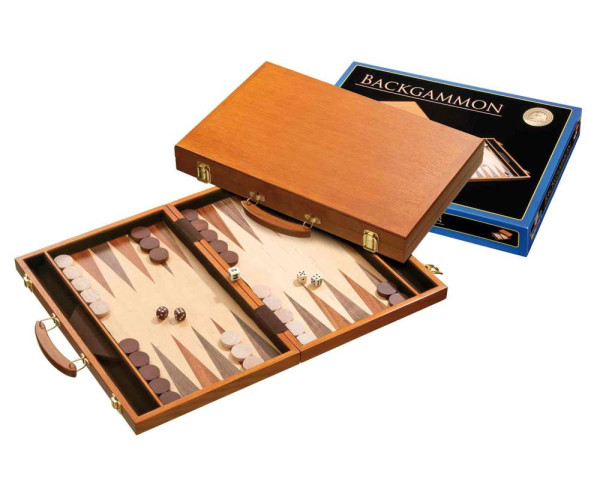 Backgammon Koffer 46 cm - Birkenholz