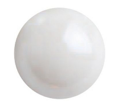 Glasmurmel 14-17mm - Weisse Perle